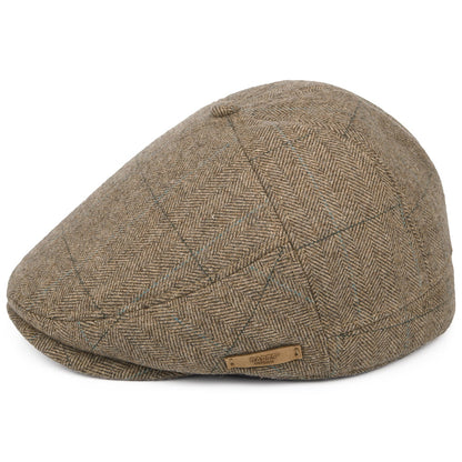 Gorra plana Surr espiga a cuadros de Barts - Marrón Claro