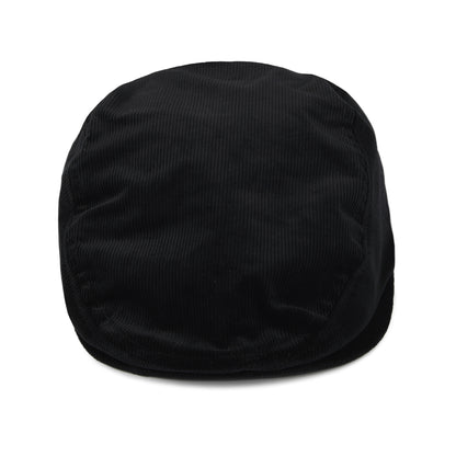 Gorra plana de pana de Kangol - Negro