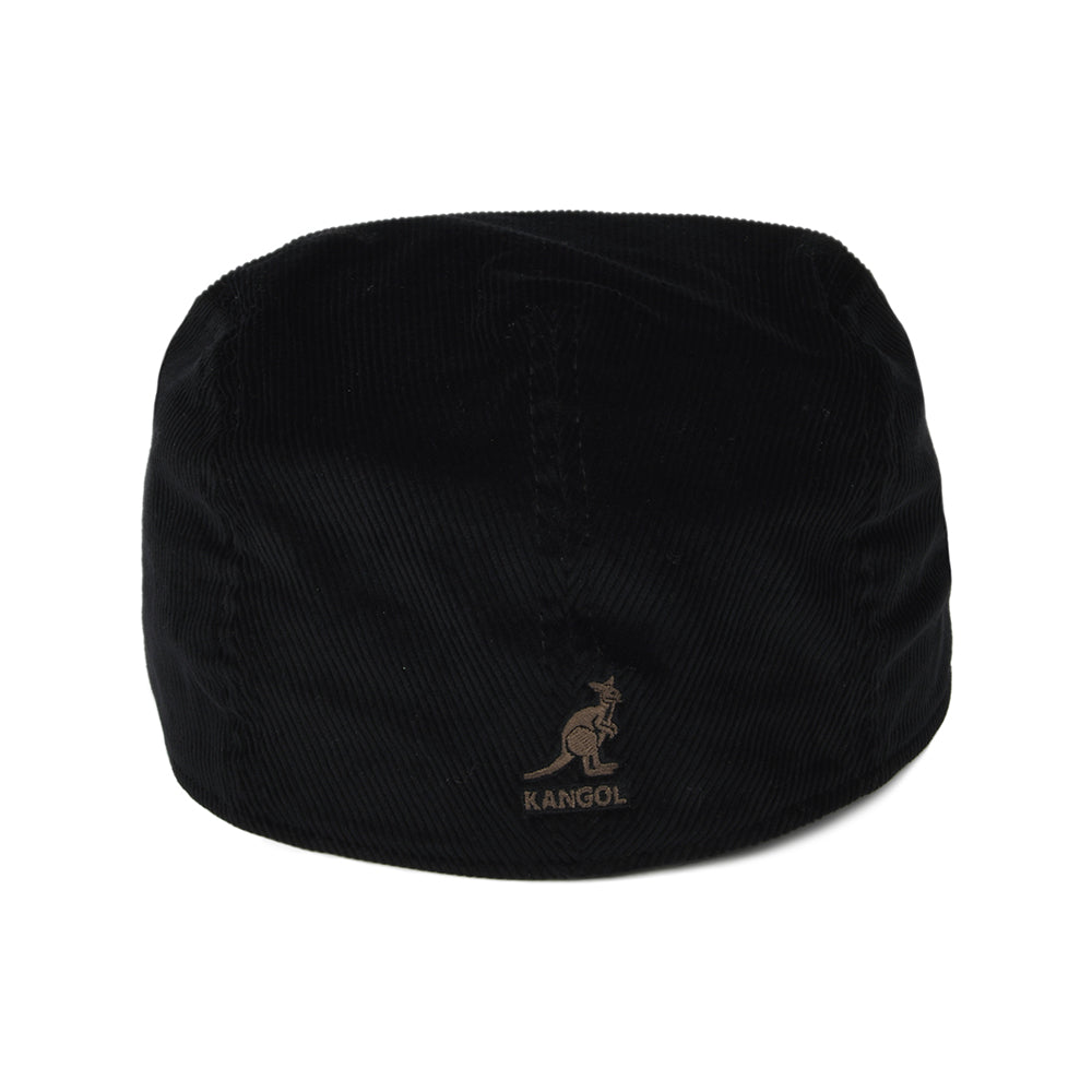 Gorra plana de pana de Kangol - Negro