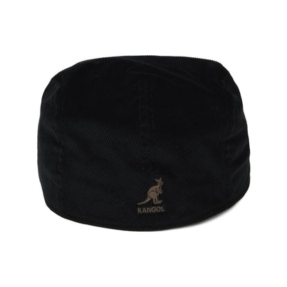 Gorra plana de pana de Kangol - Negro