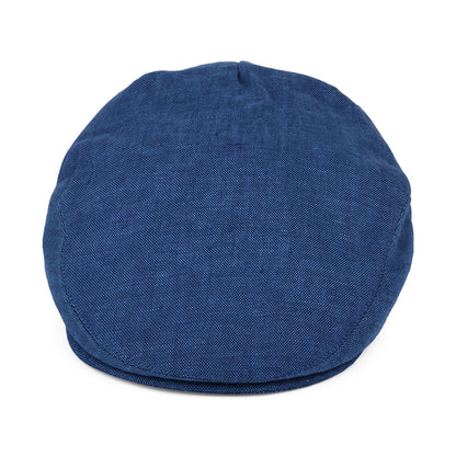 Gorra plana de lino de Failsworth - Azul