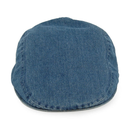 Gorra plana Driver de tejido vaquero con etiqueta lisa de Levi's - Vaquero
