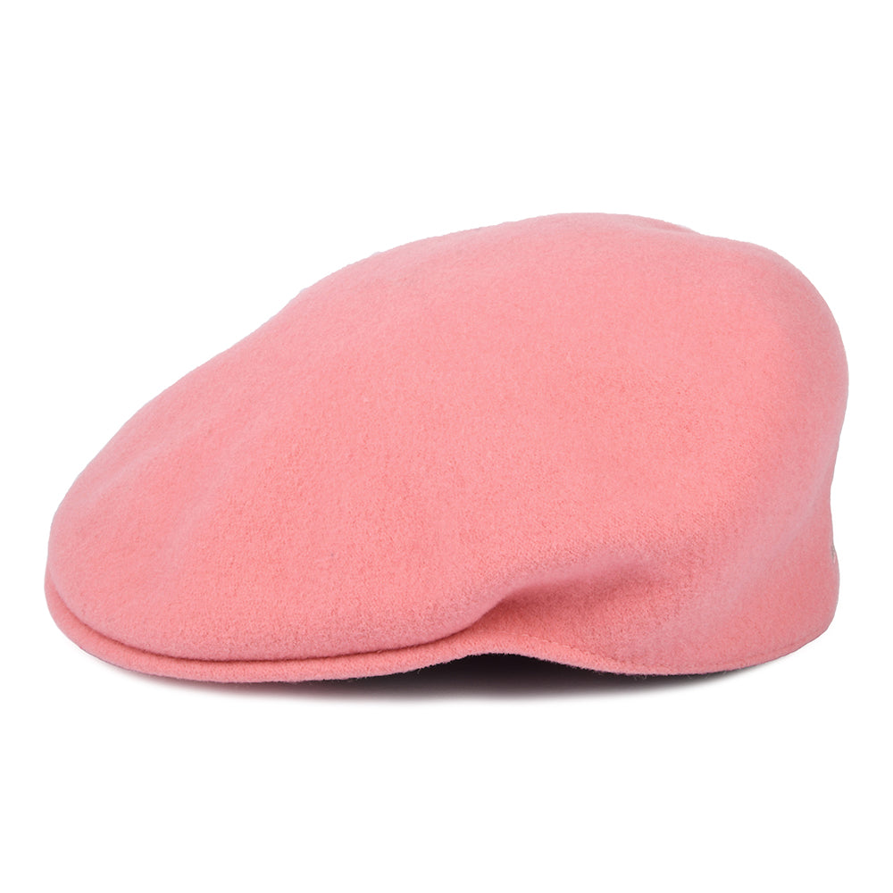 Gorra plana 504 de lana de Kangol - Rosa