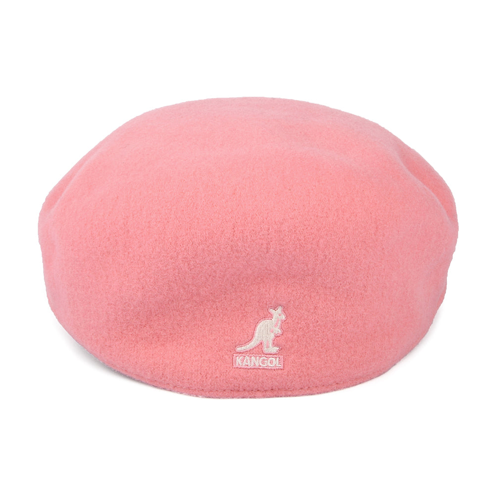 Gorra plana 504 de lana de Kangol - Rosa