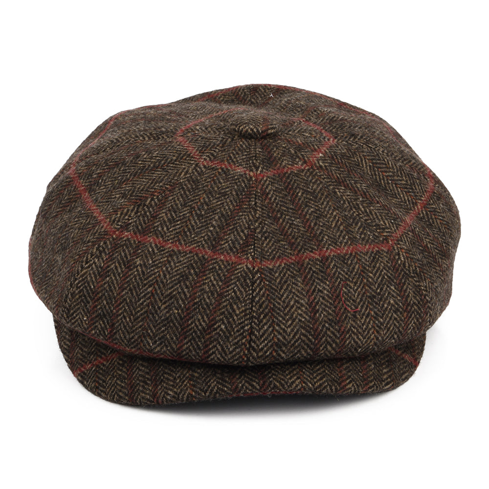 Gorra Newsboy Foster de mezcla de lana con orejeras de Bailey - Roble-Multi