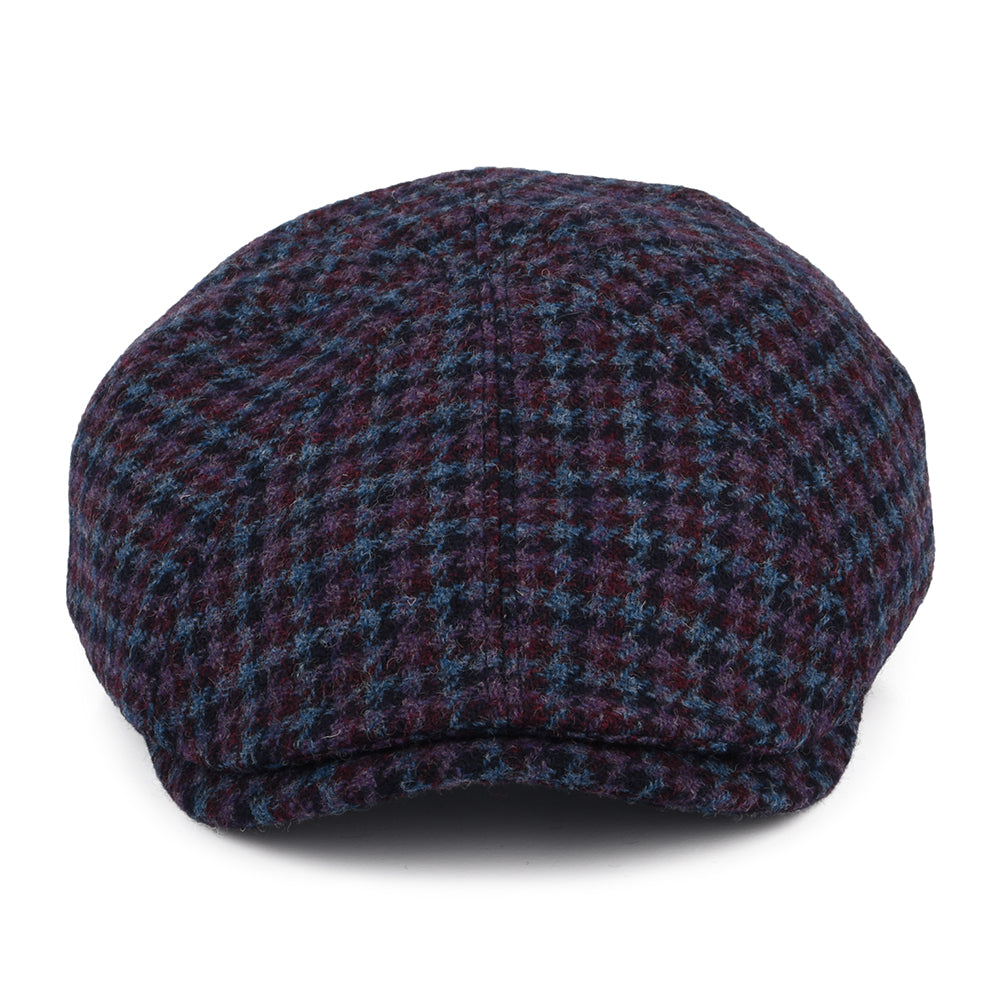 Gorra Newsboy Furman de lana pata de gallo de Bailey - Múltiples tonalidades azules