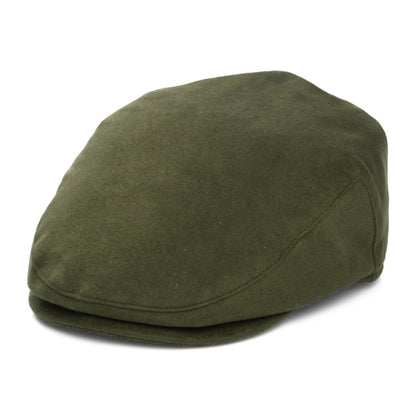Gorra plana Impermeable de tela suave de algodón de Failsworth - Verde Oliva