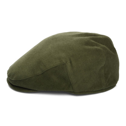 Gorra plana Impermeable de tela suave de algodón de Failsworth - Verde Oliva