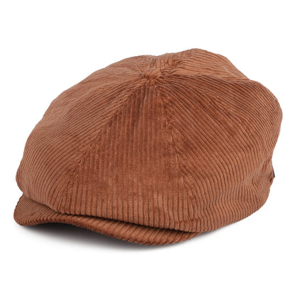Gorra Newsboy Brood de pana de Brixton - Caramelo