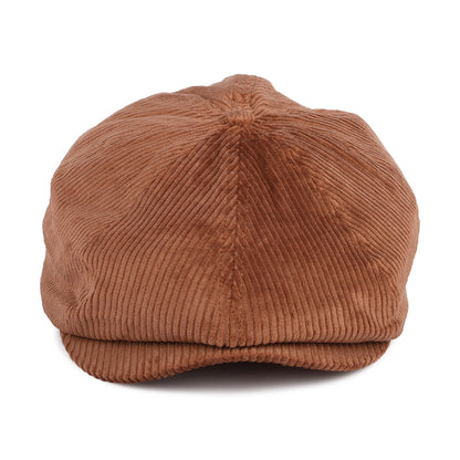 Gorra Newsboy Brood de pana de Brixton - Caramelo