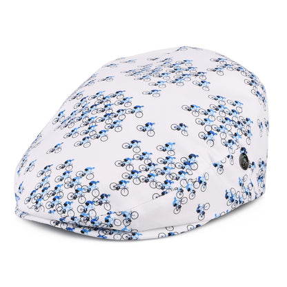 Gorra plana Tour de Velo de algodón de City Sport - Blanco-Azul