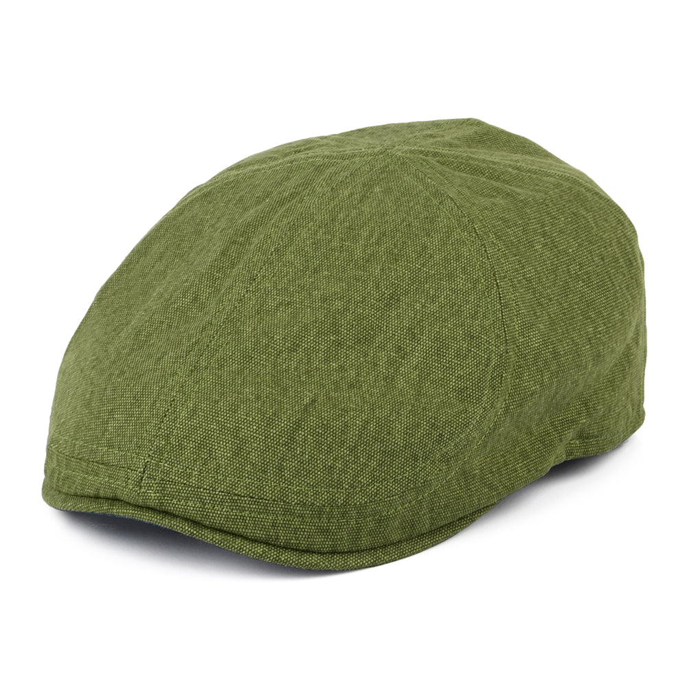 Gorra plana Porto Ornitorrinco de algodón de Failsworth - Verde-Verde Azulado