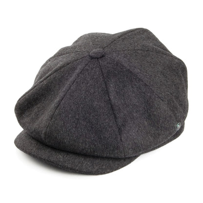 Gorra Newsboy de lana Loden de City Sport - Gris