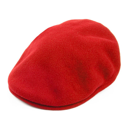 Gorra plana 504 de lana de Kangol - Rojo