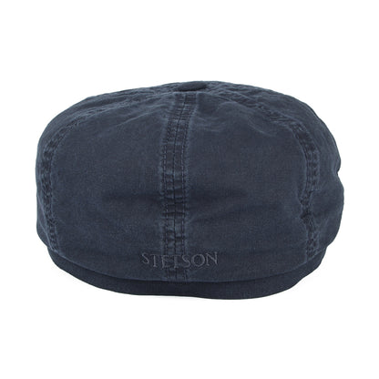 Gorra Newsboy Hatteras algodón orgánico de Stetson Hats - Azul Marino