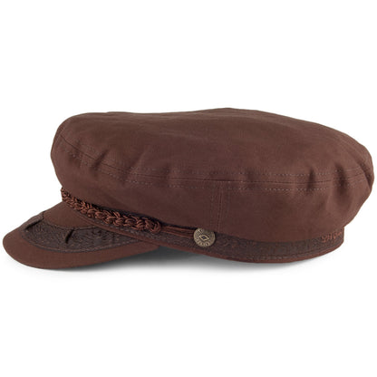 Gorra marinera Athens de Brixton - Marrón