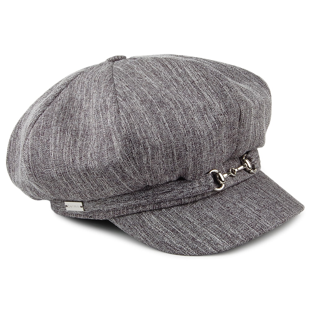 Gorra Baker Boy Jocelyn de Betmar - Negro-Blanco