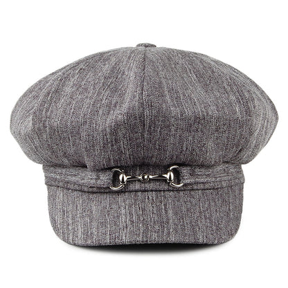 Gorra Baker Boy Jocelyn de Betmar - Negro-Blanco