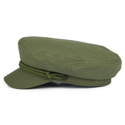 Gorra marinera de algodón de Brixton - Verde Oliva