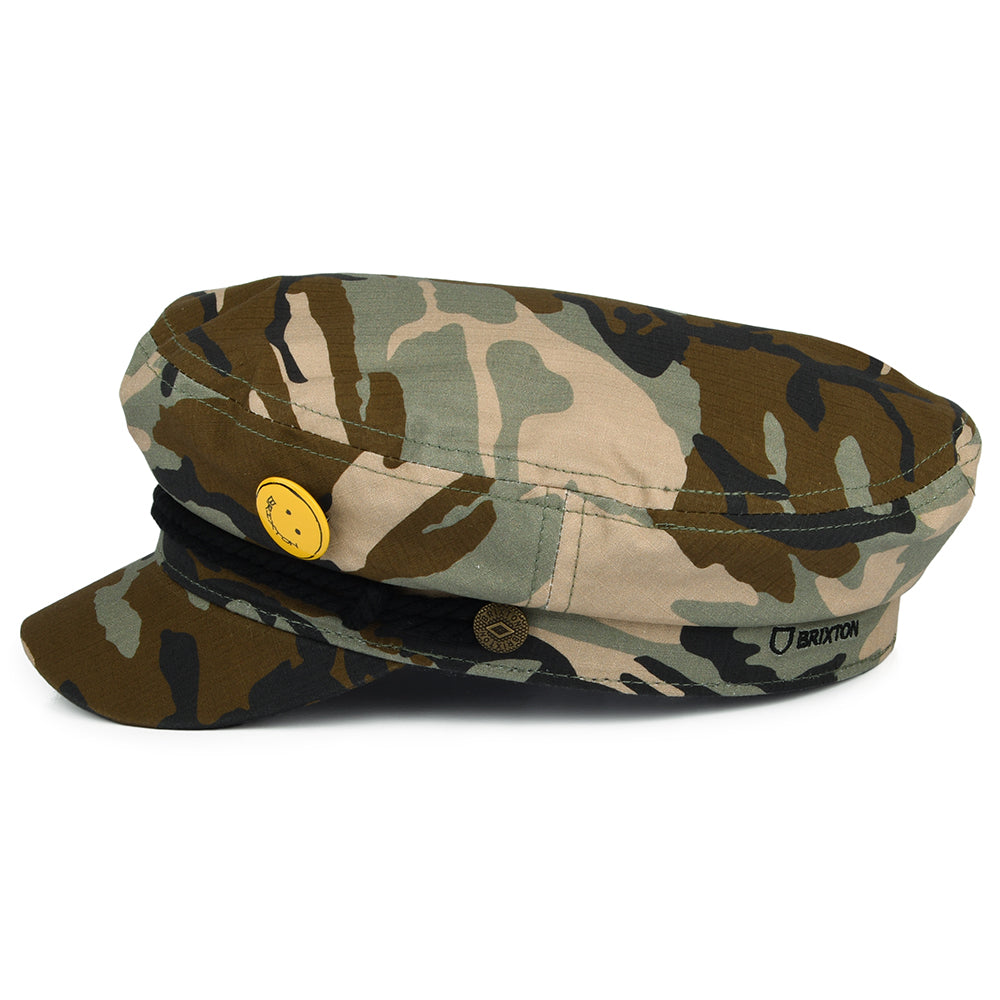 Gorra marinera de algodón de Brixton - Camuflaje