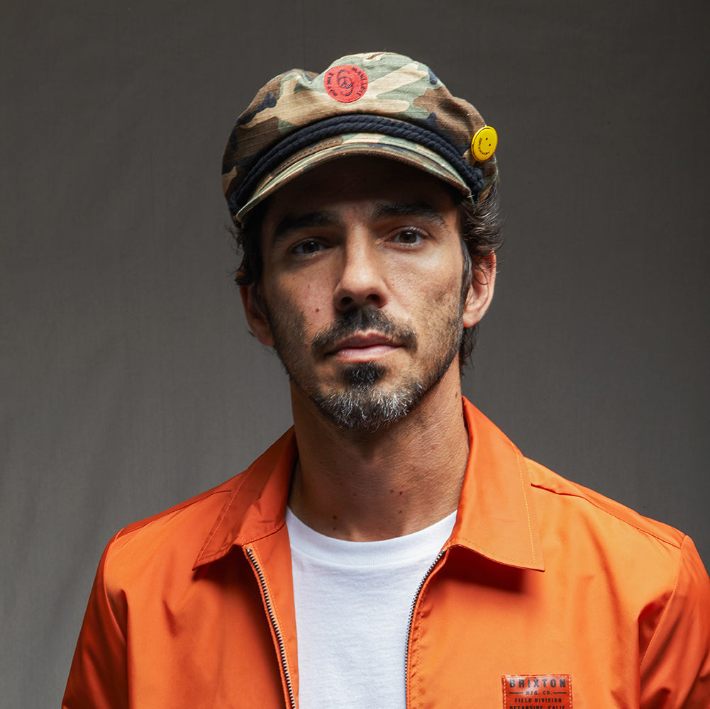 Gorra marinera de algodón de Brixton - Camuflaje
