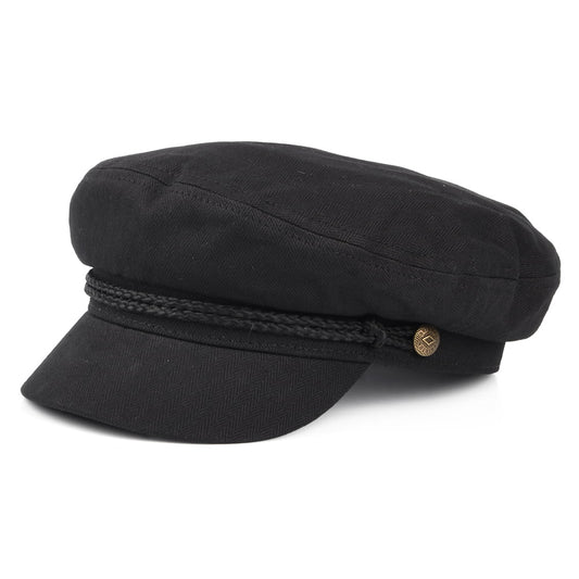 Gorra marinera de pana de Brixton Hats - Negro