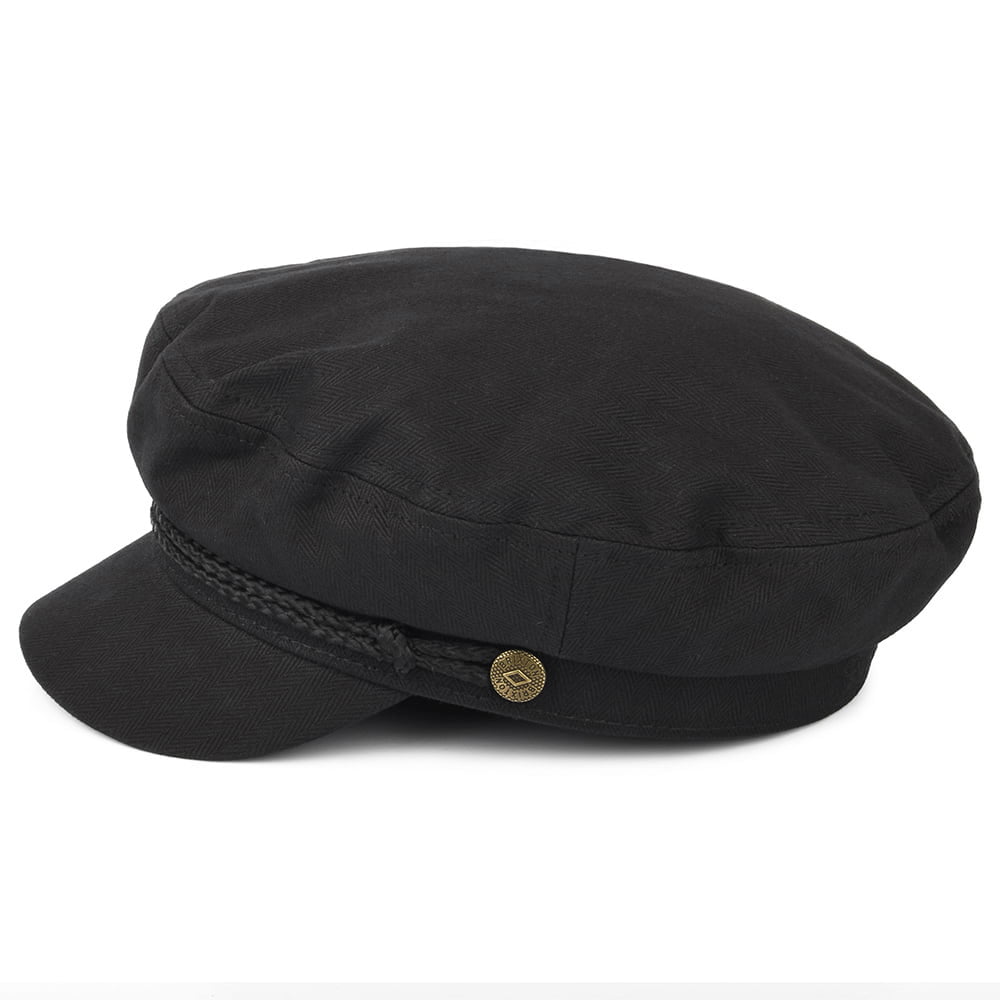 Gorra marinera de pana de Brixton Hats - Negro