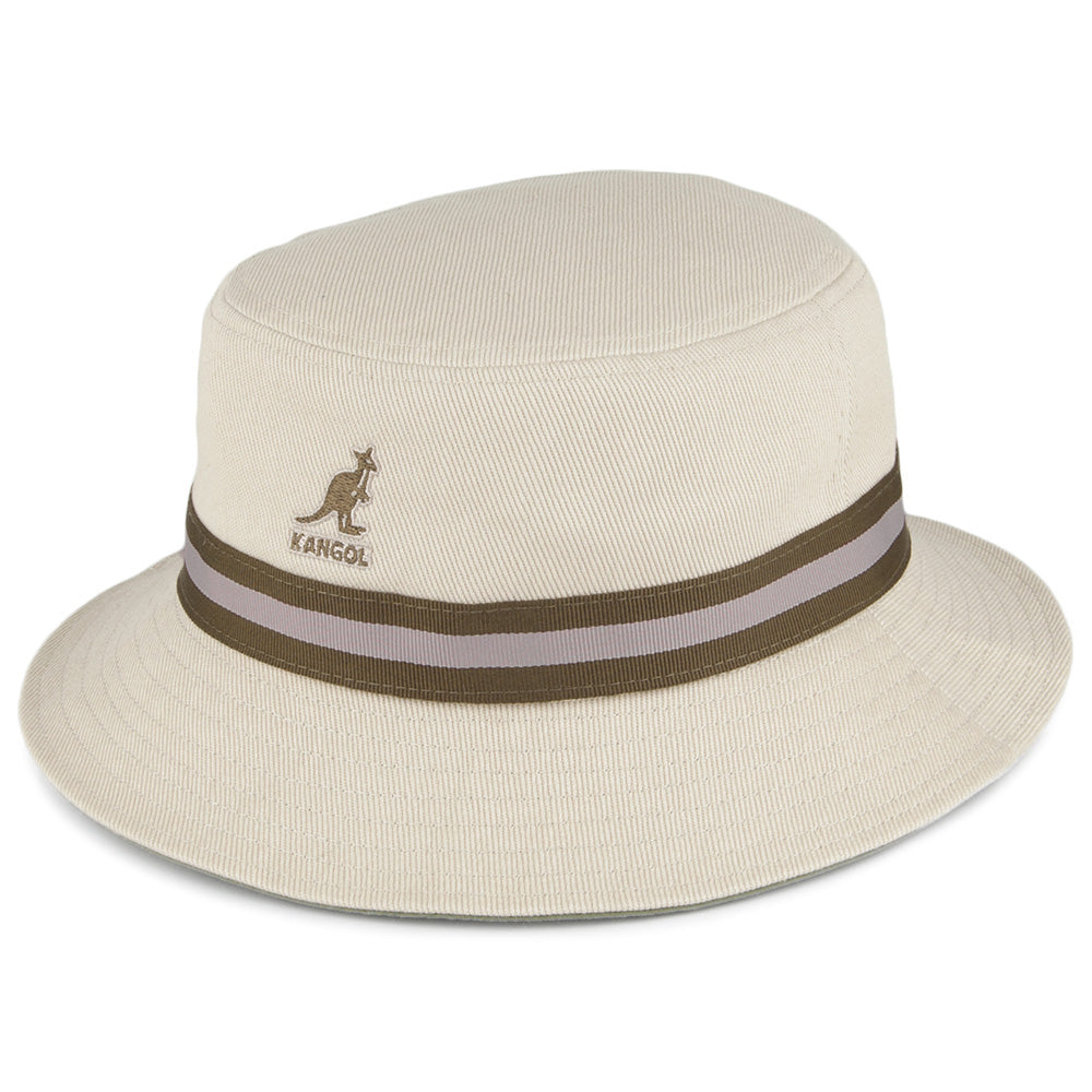 Sombrero de pescador Stripe Lahinch de Kangol - Beige