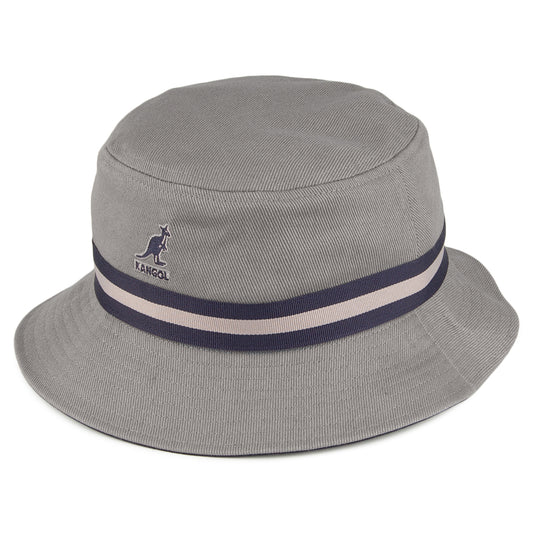 Sombrero de pescador Stripe Lahinch de Kangol - Gris