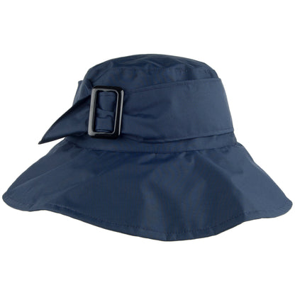 Sombrero de pescador resistente al agua con hebilla de Whiteley - Azul Marino