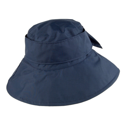 Sombrero de pescador resistente al agua con hebilla de Whiteley - Azul Marino