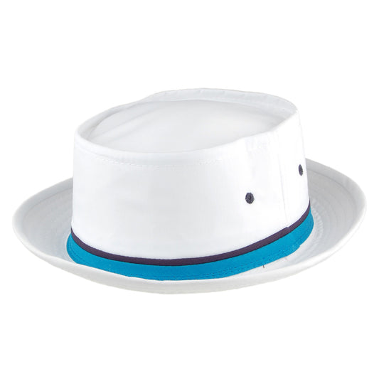 Sombrero de pescador pleagable de Dorfman-Pacific - Blanco