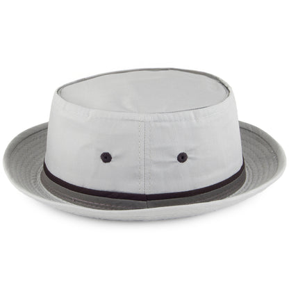 Sombrero de pescador pleagable de Dorfman-Pacific - Gris Claro