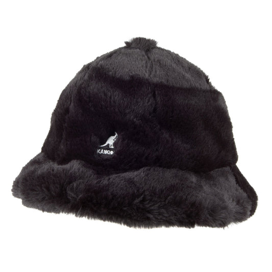 Sombrero de pescador Casual de piel sintética de Kangol - Negro
