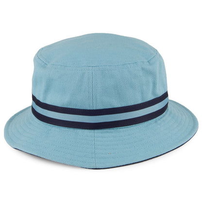 Sombrero de pescador Stripe Lahinch de Kangol - Azul Claro