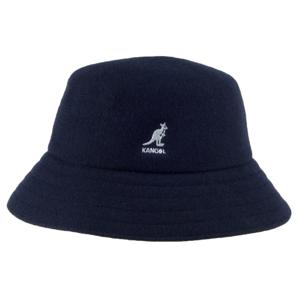 Sombrero de pescador Lahinch de lana de Kangol - Azul Marino