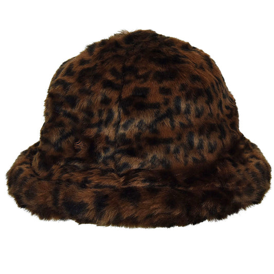 Sombrero de pescador Casual de piel sintética de Kangol - Leopardo