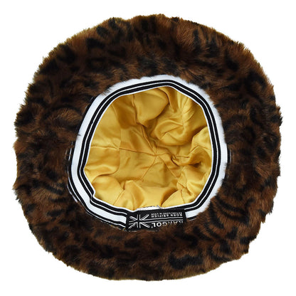 Sombrero de pescador Casual de piel sintética de Kangol - Leopardo