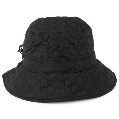 Sombrero de pescador mujer Ortensia acolchado de Scala - Negro