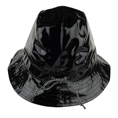 Sombrero de pescador Rachel Classic de vinilo de Betmar - Negro