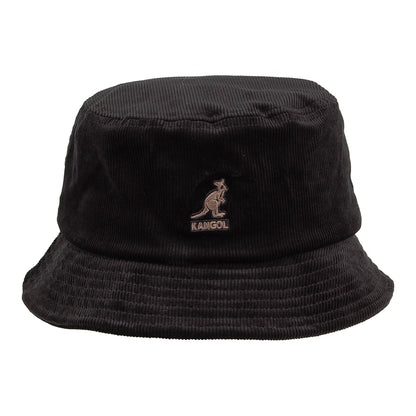 Sombrero de pescador de pana de Kangol - Negro