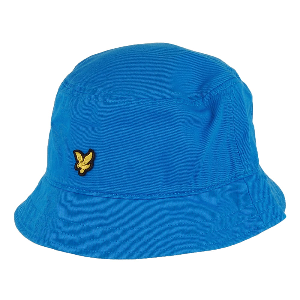 Sombrero de pescador de sarga de algodón de Lyle & Scott - Azul Radiante