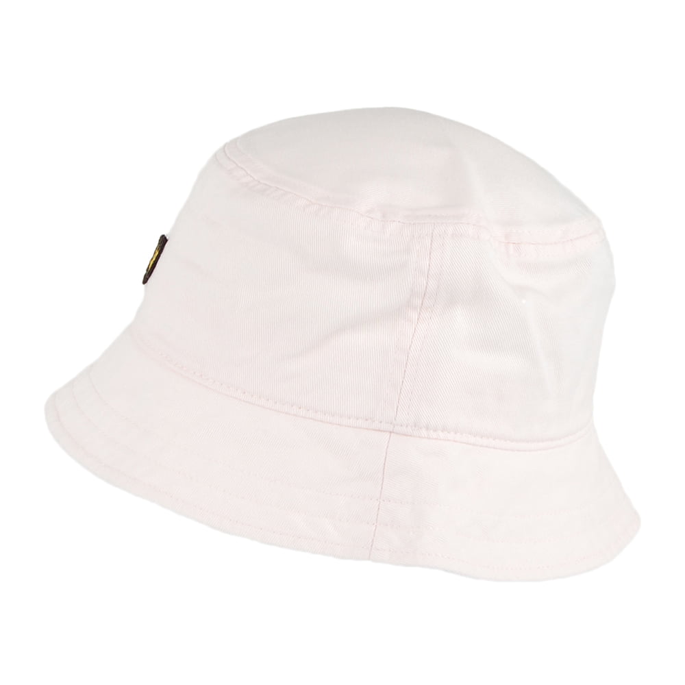 Sombrero de pescador de sarga de algodón de Lyle & Scott - Rosa Claro