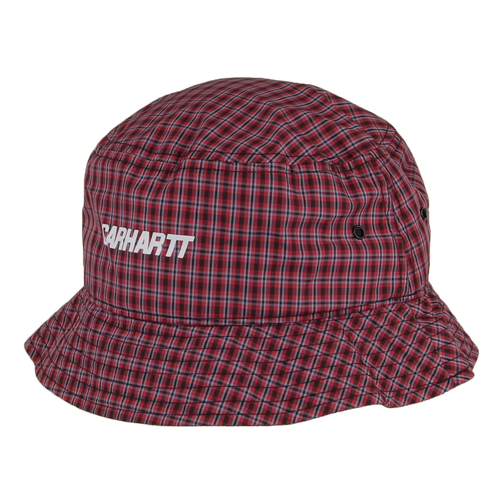 Sombrero de pescador Alistair de Carhartt WIP - Negro-Rojo
