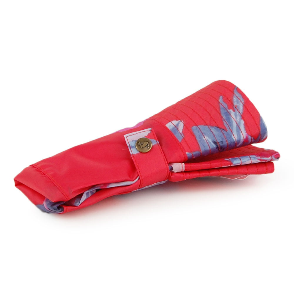 Sombrero de pescador Rainy Day Red Floral de Joules - Coral