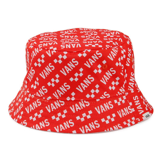 Sombrero de pescador Delux Hankley reversible de Vans - Rojo-Blanco