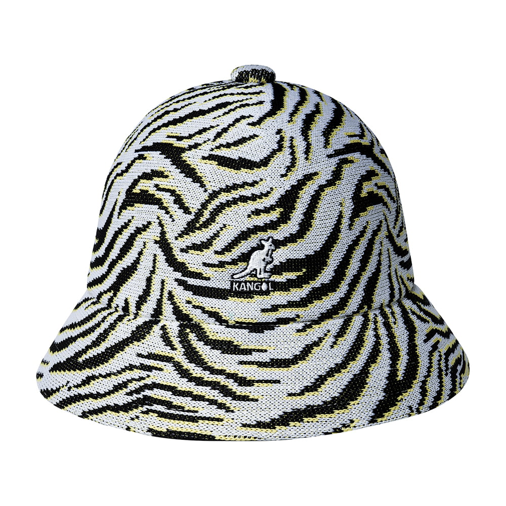 Sombrero de pescador Carnival Casual Cebra de Kangol - Negro-Blanco