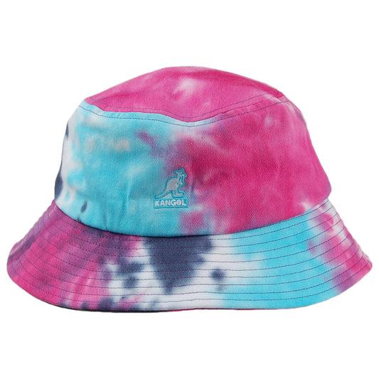 Sombrero de pescador Tie Dye de Kangol - Azul-Rosa