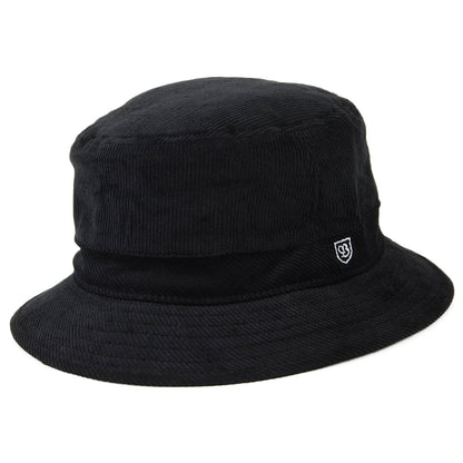Sombrero de pescador B-Shield de pana de Brixton - Negro