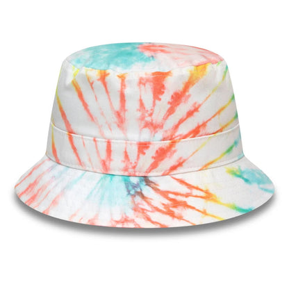 Sombrero de pescador Tie Dye de New Era - Blanco-Multi